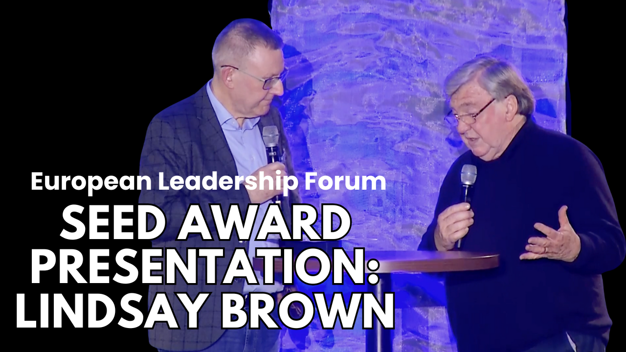 European Leadership Forum Seed Award Presentation: Lindsay Brown | The ...